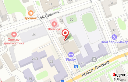 БЦ Омега, торговый центр в Клинцах на карте