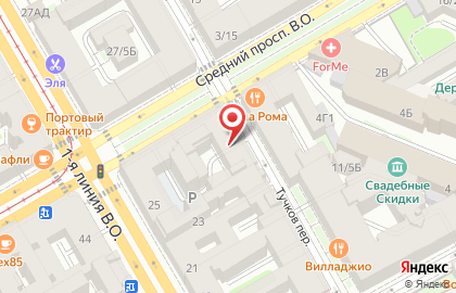 Спектр в Василеостровском районе на карте