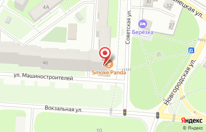 Супермаркет Красное & Белое на Советской улице на карте