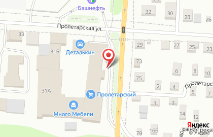 Магазин косметики и бытовой химии Магнит Косметик на Пролетарской улице на карте