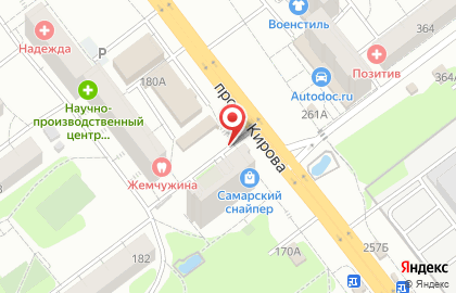 Водомат по продаже питьевой воды Родниковый источник в Промышленном районе на карте