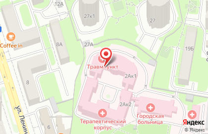 ООО РОНа на улице Ленина на карте