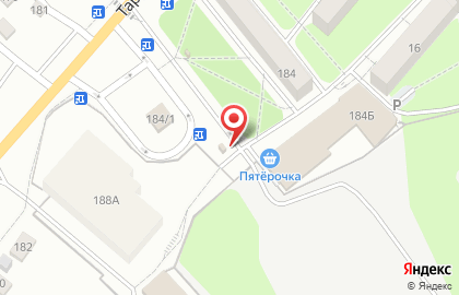 Киоск по продаже фруктов и овощей на Тарутинской улице на карте