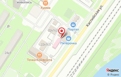 ОАО Банкомат, МОСКОВСКИЙ КРЕДИТНЫЙ БАНК на Каспийской улице на карте