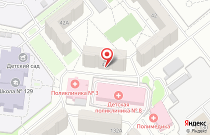 Парикмахерская Имидж в Калининском районе на карте