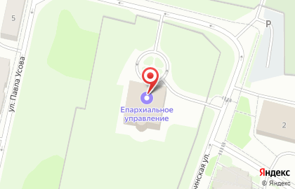 Епархиальное управление Архангельской епархии на карте