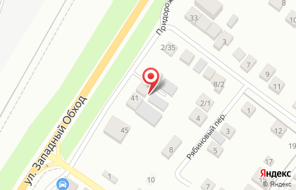 Компания Россетти Декор на Придорожной улице на карте