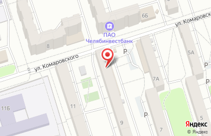 Супермаркет Магнит в Челябинске на карте