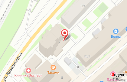 Автоцентр Авто-шарм на улице Коминтерна на карте