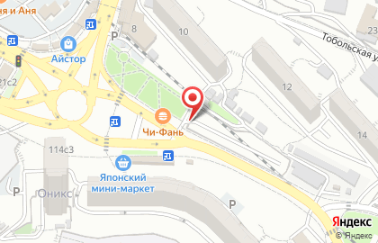 Автостоянка во Владивостоке на карте
