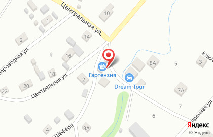 Гартензия на карте