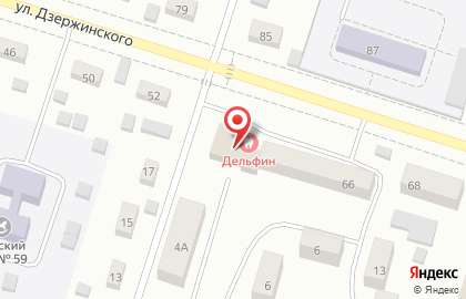 Продуктовый магазин Престиж на улице Дзержинского на карте