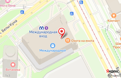 Магазин для парикмахеров Шпилька в Фрунзенском районе на карте
