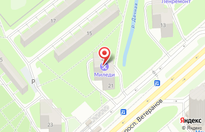 Салон Миледи на проспекте Ветеранов на карте