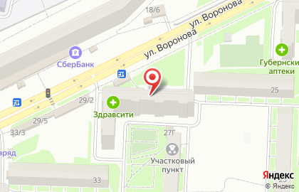 Магазин зоотоваров Мурзик в Советском районе на карте