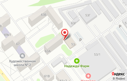 Интернет-лаборатория на улице Рылеева на карте