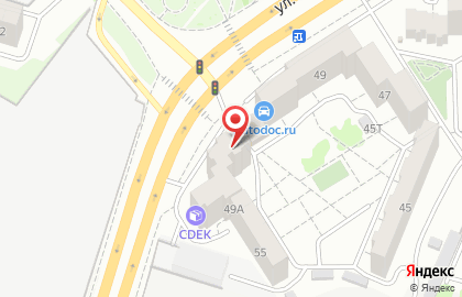 Парикмахерская Фантазия на улице Ворошилова на карте