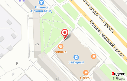 Магазин рыболовных товаров Улов на Ленинградском проспекте на карте
