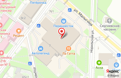 Торгово-сервисная компания Мистер Картридж в Лосиноостровском районе на карте