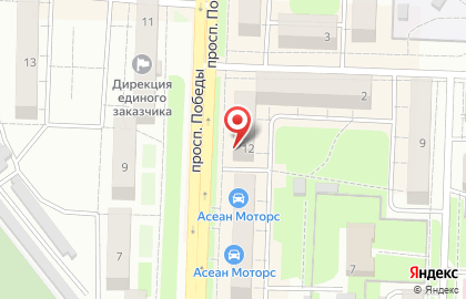 Ломбардная компания Драгоценности Урала на проспекте Победы на карте