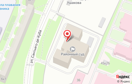 Выборгский районный суд в Санкт-Петербурге на карте