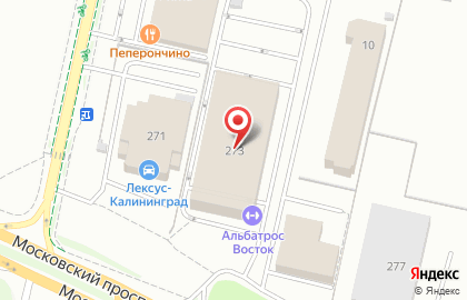 Фитнес-клуб Альбатрос Восток на Московском проспекте на карте
