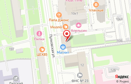 Клуб Sixty Six на Пулковской улице на карте