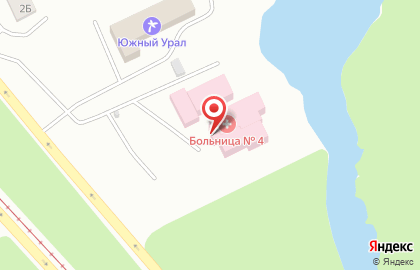 Городская больница №4 в Оренбурге на карте