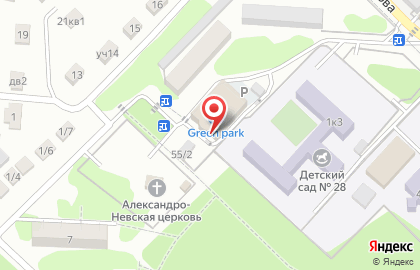 Торгово-развлекательный центр Green Park на карте