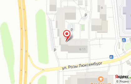 Комфорт на улице Розы Люксембург на карте