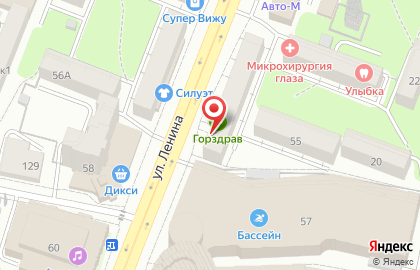 Магазин мясной продукции и полуфабрикатов МясКо на улице Ленина на карте