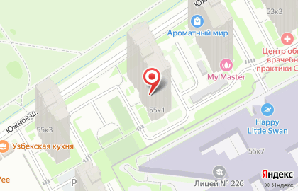 Автошкола АвтоСити на метро Проспект Славы на карте