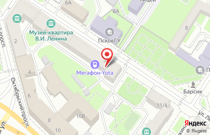Служба эвакуации автомобилей Эвакуатор Псков на карте
