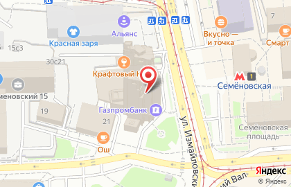 ГеоМетр на Семёновской набережной на карте