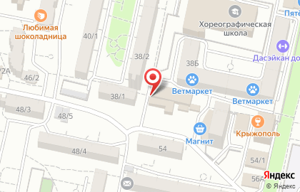 Бакалейная лавка на улице Пирогова на карте