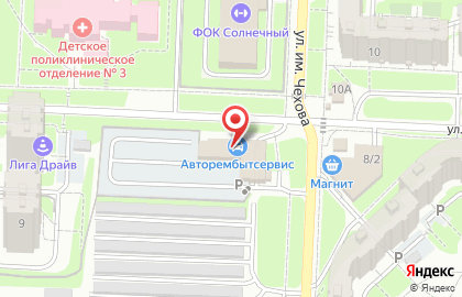 Автосервис, ООО Авторембытсервис на карте