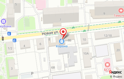 Подкова на Новой улице на карте