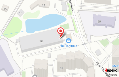 Автостоянка в Калуге на карте