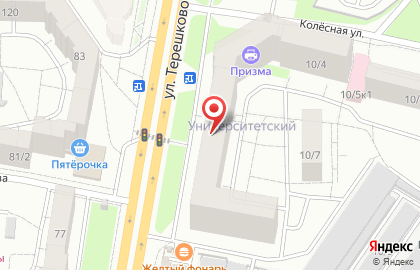 Банкомат Хоум Кредит энд Финанс Банк в Центральном районе на карте