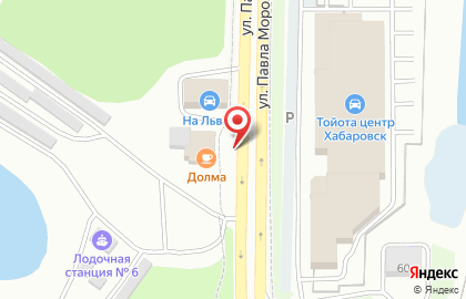 Киоск по продаже фастфудной продукции Чао какао на улице Морозова Павла Леонтьевича на карте