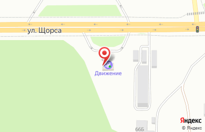 Сеть АЗС Движение на улице Щорса на карте