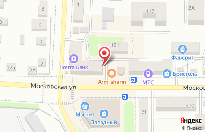 Аптека Малин на Московской улице на карте