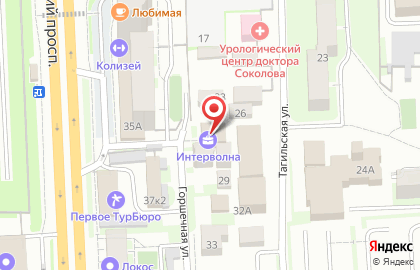 Интерволна, FM 102.9 на карте