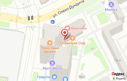 Клиника Альтермед на улице Олеко Дундича на карте