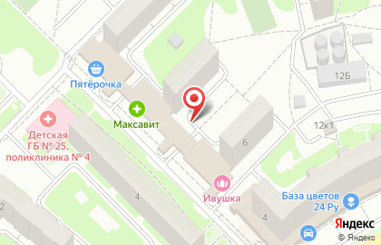 Салон красоты Ивушка на улице Политбойцов на карте