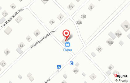 Продовольственный магазин на ул. Баха, 27 к1 на карте
