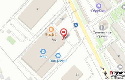 Бизнес-центр МИР на карте