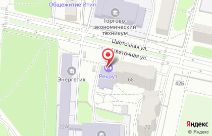 ССШОР Юный Динамовец на улице Ворошилова на карте