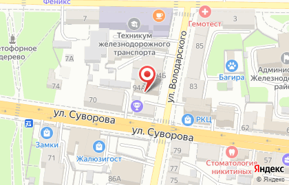 Смарт на улице Володарского на карте
