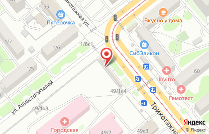 Киоск фастфудной продукции ШаурМен на Трикотажной улице на карте